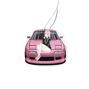 in stock Wholesale Car Modification Culture Car Rearview Mirror Pendant Pendant Aromatherapy Fragrant Film Foreign Trade Cross-border Hot Sale