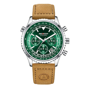 Cross-border new multi-functional men's watch business belt waterproof luminous calendar watch men's tremolo a generation of hair