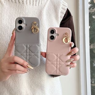 Легкая Роскошная подвеска Lingge Card для iPhone 14Pro Max Apple 13Pro Чехол для телефона 12/15 Art