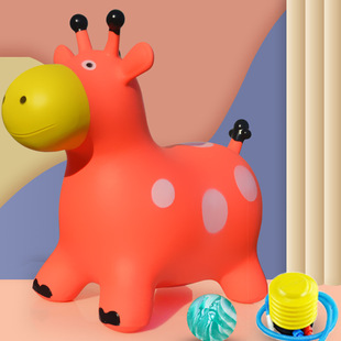New Cute Children's Vault Horse Jumping Deer PVC Explosion-proof Extra Large Thickened Rubber Inflatable Toy