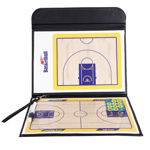 Basketball Tactical Board Portable Game Training with Pen Magnetic Erasable Foldableing Football Coach Aluminum Alloy Command Board