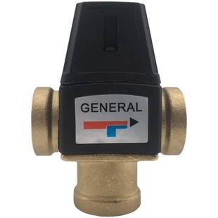 3-way mixing valve external thread brass thermostatic mixing valve suitable for domestic hot water equipment