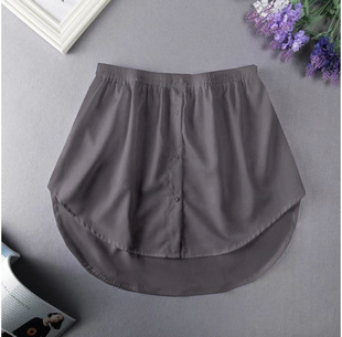 2023 New European and American Style All-match Fake Hem Sweat Inner Hem Skirt Casual Base Skirt Women's Short Skirt