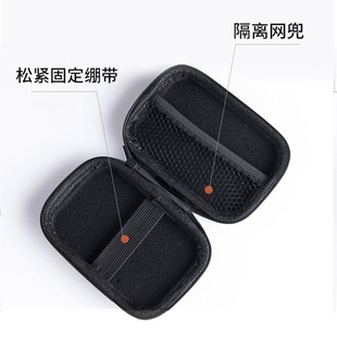 eva headset storage bag power supply bag Bluetooth headset storage bag mobile hard disk bag data cable zipper bag eva box