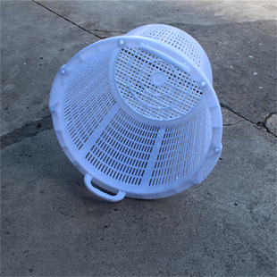 Huizhou Huidong 570 Wide Plastic Binaural Basket Thickened Plastic Garment Sundries Storage Basket Fruit and Vegetable Transportation Basket