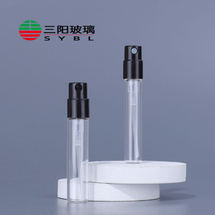 Парфюмерная бутылка спрей 1.5 1.8 2ml 2.5ml Парфюмерная бутылка с баймом мини-пробная бутылка для духов