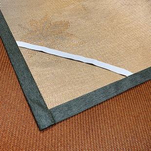 Summer wormwood mosquito repellent mat double-sided rattan mat three-piece ice silk mat student straw mat single double-person mat foldable