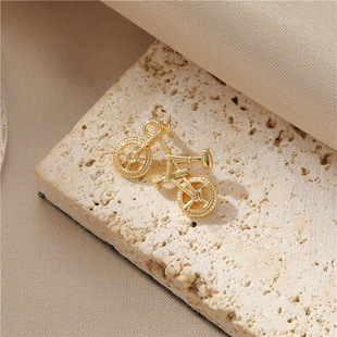 Personalized niche design necklace pendant dolphin bicycle pattern pendant pendant diy jewelry accessories wholesale