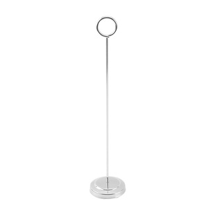 Stainless Steel Table Number Plate Hotel Banquet Wedding Table Sign Card Holder Dining Table Card Seat Card Holder Number Card Holder