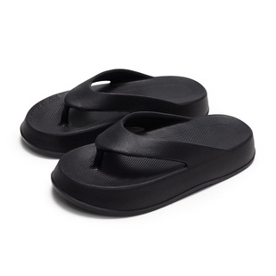 High-profile thick-soled flip-flops men's summer slippers indoor home fashion outerwear women's wholesale delivery