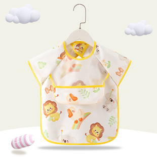 Summer Children's Eating Waterproof and Dirty-proof Sleeveless Rice Bocket Baby's Gown Summer Thin Children's Bib Baby Men and Women
