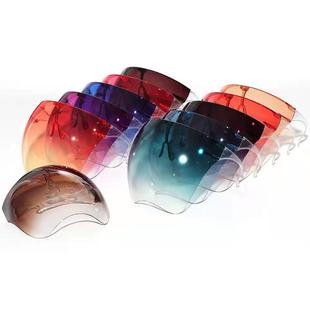 Трансграничный face shield цельнопрозрачная HD туманная маска съемная защитная маска для защиты ПК