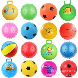 Надувной мяч Детская игрушка Pat Ball Маленький Мяч арбузный мяч для мальчиков и девочек маленький синий мяч футбольный Массажный мяч трехцветный мяч