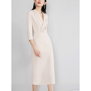 2024 New Style Dress French Entry Luxury High Waist Hip Professional Suit Skirt Elegant Suit dress Women's Work Clothes