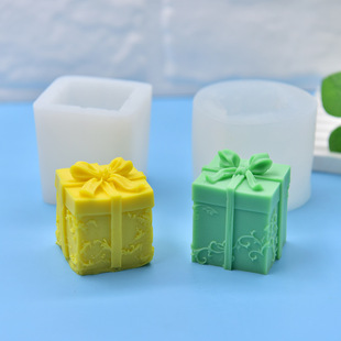 Christmas gift box silicone mold
