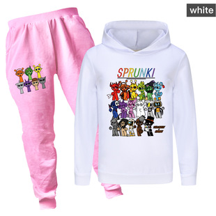 sprunki rhythm box boys and girls sweater casual trousers suit 3999