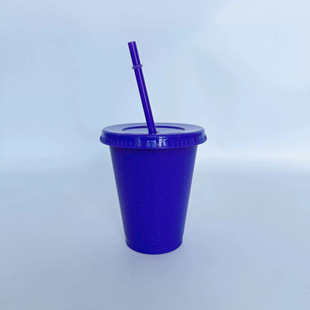 Амазонка взорвала новый продукт большой емкости 475ml блеска чашка пластиковая пудра блеска чашка творческого молочного чая