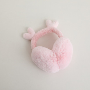 Antler Ear Cover Children's Winter Korean Style Cute Plush Earmuffs Anti-freezing Earmuffs Student Earmuffs Warm Earmuffs