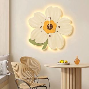 Net red wall clock wall mute decoration clock modern fashion clock creative clock non-perforated bedroom table wholesale