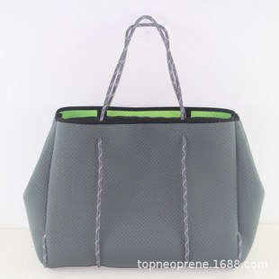 Production of Customized Diving Material Beach Bags for Girls with Slumped Shoulders and Satchel Outdoor Mesh Satchel Beach Bags