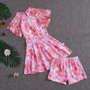 Children's Swimwear Girls Summer 2025 New Swimwear Small and Medium-sized Children's Western Style Girl's Piece Princess Dress Cartoon suit