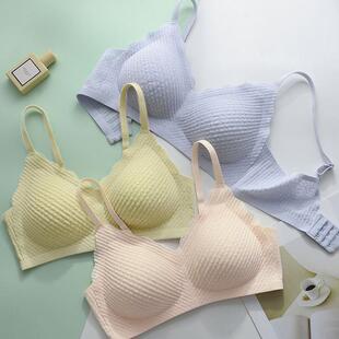Summer Lace Underwear Women's Small Chest Push-Up Breathable Thin Bra Seamless Paramilis Upper Bra