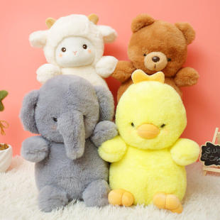 Animal doll lamb lion bear doll plush toy wedding throwing machine doll girl children gift