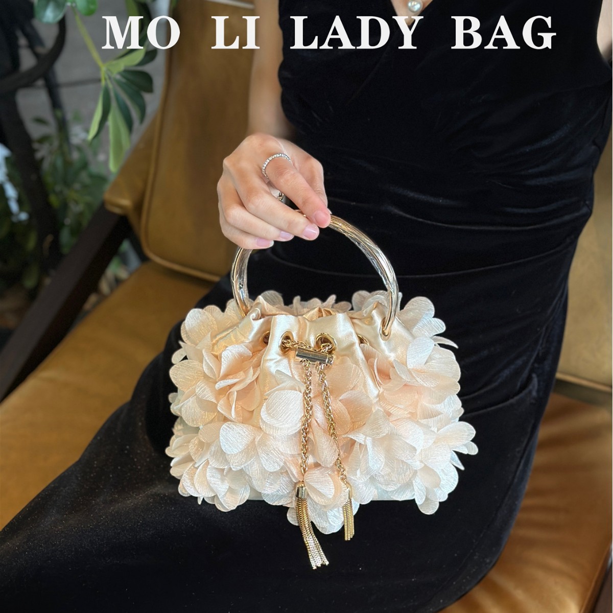 2026 Spring/Summer New Petal Evening Bag/Clutch for Cheongsam and Dress, Pairing with Modern Chinese Hanfu/Traditional Chinese Style