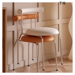 Home Light Luxury Dining Chair, Mid-Century Style Chair, Nordic Simple Backrest Chair, Desk Dining Table Special Dining Chair, Bedroom Internet Celebrity