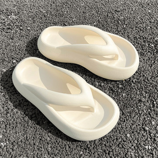 Stomp Flip Flops Women's Summer Outer Wear 2024 New Non-slip Thick Bottom Beach Seaside Flip Flops Women's Sandals