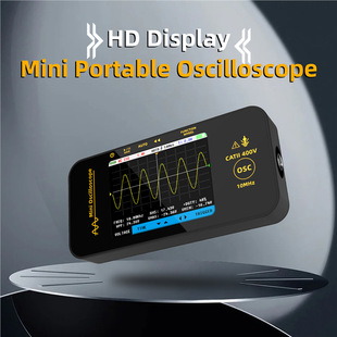 BSIDE OT3 Oscilloscope Handheld Flat Color Screen 10MHZ Digital Single Channel Mini Oscilloscope
