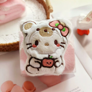 Sanrio KTcat полотенце полотенце в штучной коробке для детей милый коралловый бархат полотенце для рук детский сад подарок