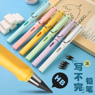 Wholesale Eternal Black Technology No-cutting Erasable No-breaking Lead Smooth HB Pencil Kindergarten Primary School suit Card