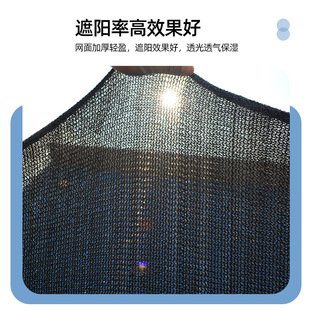 Black sunshade net thickened encryption edging sunscreen net outdoor courtyard roof insulation sunshade net wholesale