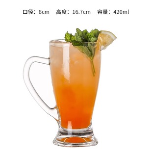 Free shipping glass cup juice cup cold drink cup milk tea cup internet celebrity household smoothie milkshake drink cup