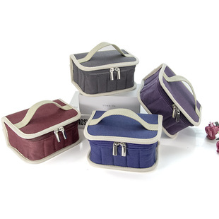 16-Gig Portable Canvas Essential Oil Storage Bag Nail Polish Makeup Storage Box Dorrit Essential Oil Bag