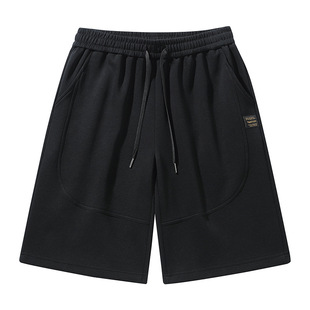 Cotton shorts men's summer ins fashion brand American loose fifth pants plus size trendy casual sports straight pants