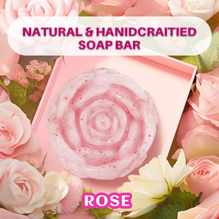 Cross-border European and American Cherry Blossom Yoni soap Petal Private Soap Handmade Essence Soap Brightening Skin Tender Soap
