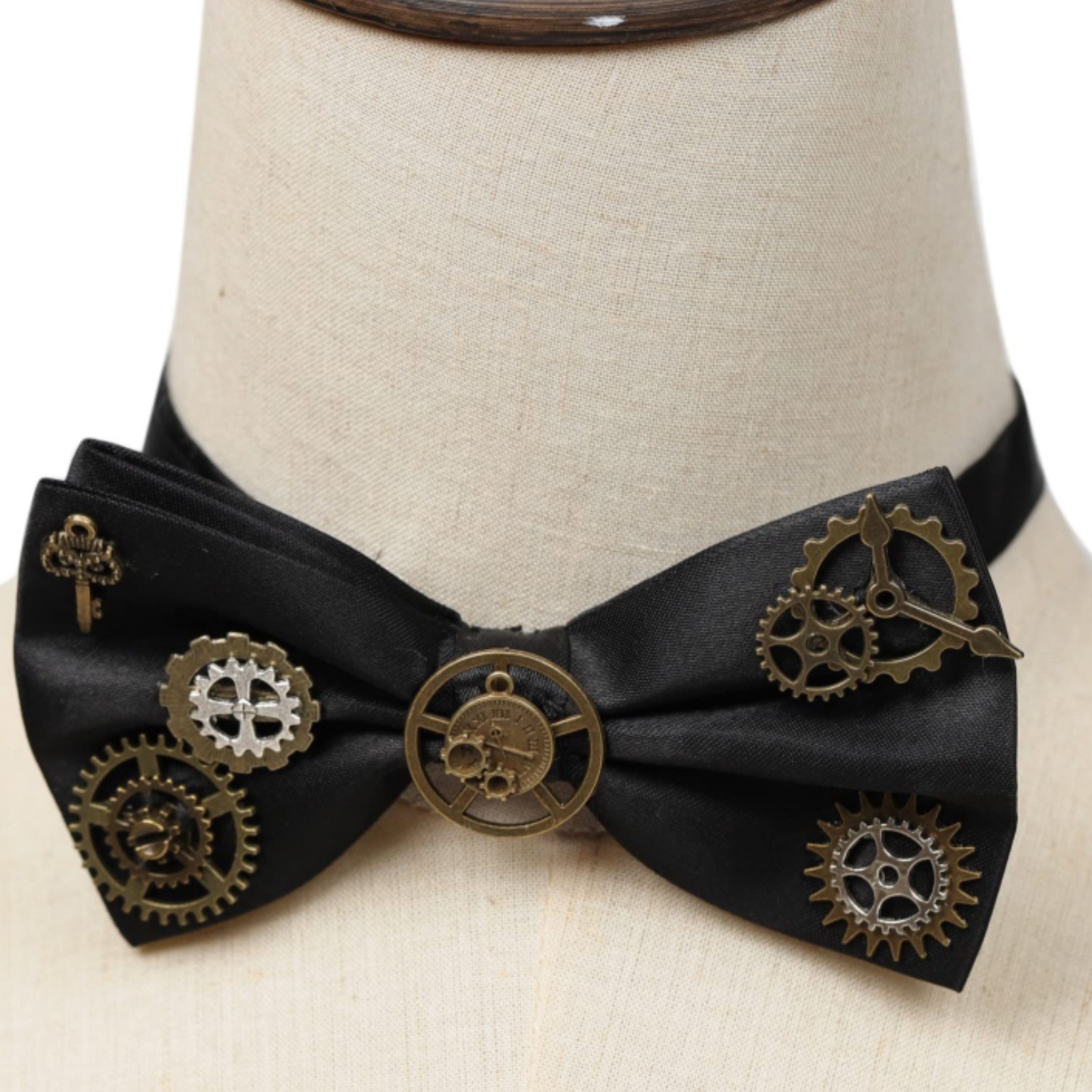 Steampunk Equipment Bow Tie Retro Men's Gothic Heavy Metal Costume Halloween Accessories Lolita Bow Tie