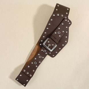 Retro Rivet Belt Cross-border Decorative Jeans Punk Style Belt Pin Buckle Four Seasons Universal cossplay Props