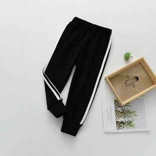 Children's Autumn and Winter Sports Pants Small and Medium-sized Children's Pants Boys' Thickened Casual Pants Girls' Spring and Autumn Sweatpants fleece-lined Pants