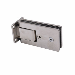 Factory Direct Bathroom Glass Door 90 Degree Hinge Stainless Steel Hinge Wall to Glass Long Bathroom Clip Hardware