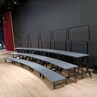 Beijing Harmony Chorus Steps Removable Foldableing Three-Layer Four-Layer Straight Arc Dual-Use Choir Training Step Ladder Frame