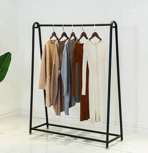 Clothing Rack Display Rack Floor-to-Floor Wedding Dress Display Rack Women's Clothing Store Display Shelf Side Hanging Thickened Gantry Hangers