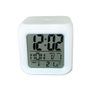 Cartoon Animation Quad Clock Creative Colorful Electronic Alarm Clock Colorful Perpetual Calendar Student Special Alarm Clock Dice Clock