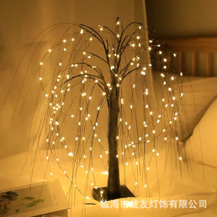 Cross-border Amazon LED Christmas new birch home lights string indoor bedroom room decoration lights