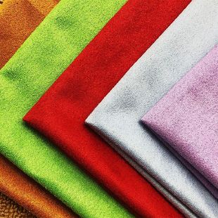Frosted velvet suede fabric clothing imitation leather velvet chicken velvet source manufacturers deerskin velvet spot sanding toys