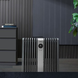 Обогреватель Midea, бытовой электрический масляный обогреватель, 14 шт., электрический обогреватель для спальни, электрический обогреватель HYX22TR