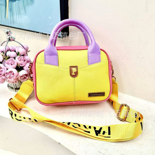 Cross-Border Women's Bags 2025 New Personalized Color Matching Main Daily Work Clothing Small Square Bag Satchel Shoulder Crossbody Bag Bags