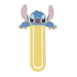 Изысканная металлическая закладка Stich Простая милая медная закладка Sti Zai канцелярские сувениры для друзей и одноклассников